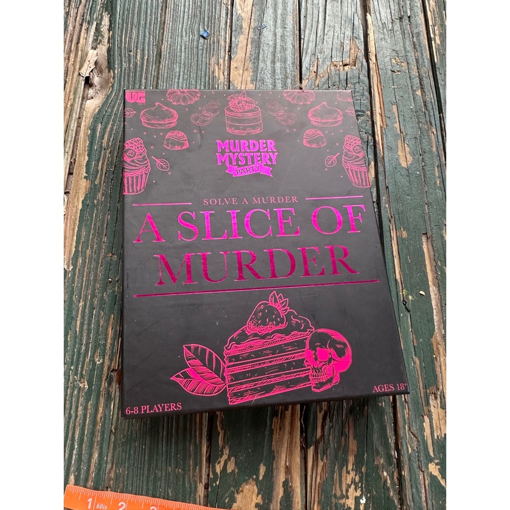 University Games Murder Mystery Party A Slice of Murder Adult Game 2024 New